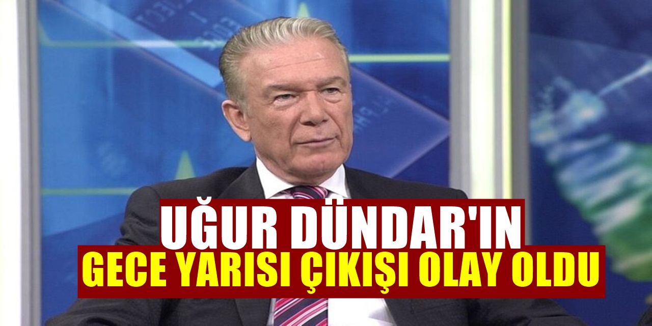 Uğur Dündar Yaptığı Paylaşımla Şimşekleri üzerine çekti