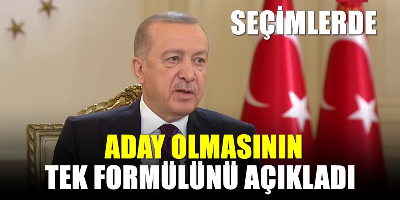 Erdoğan'ın Aday Olabilmesi için önündeki tek seçenek
