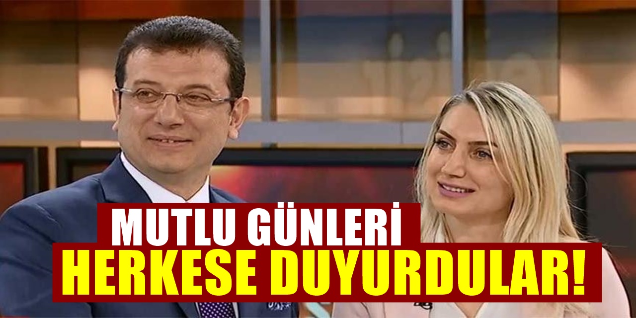 Ekrem İmamoğlu ve eşinin en mutlu günü