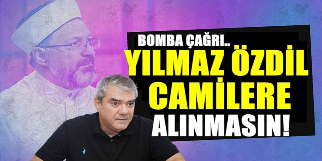 Diyanet'e Yılmaz Özdil için Camiye Alınmasın Çağrısı Yapıldı