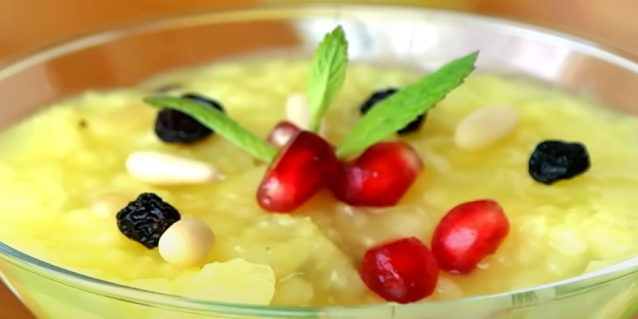 Sadece 1 Çay Bardağı Pirinçle Yapılan Osmanlı'dan Günümüze Zerde Tatlısı Tarifi