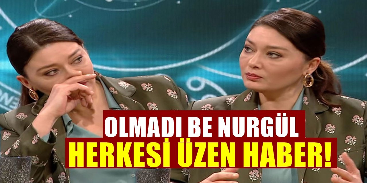 Son Olarak FOX'taki Kefaret Dizisinde Oynayan Nurgül Yeşilçay'dan Kötü Haber