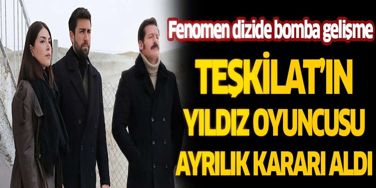 TRT1'in Teşkilat Dizisindeki Ayrılık İddiası Doğru Çıktı! Yürekler Dağlandı