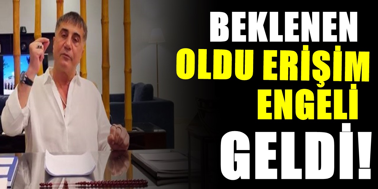 Sedat Peker'in Paylaşımları Kaldırılıyor Beklenen Oldu