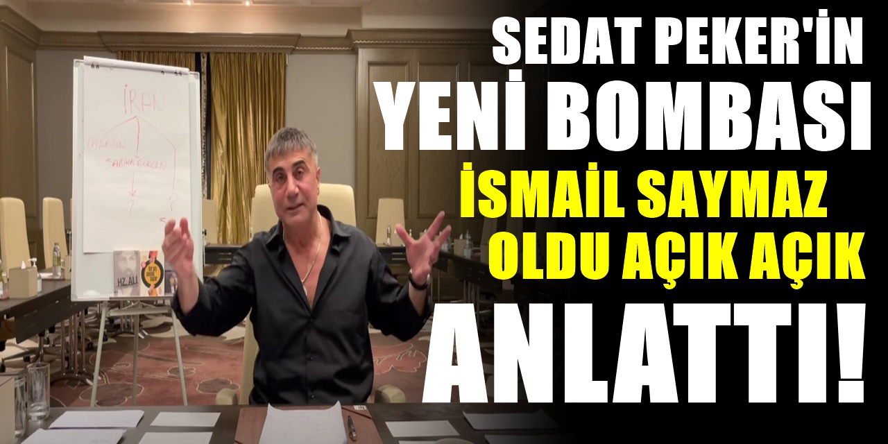 Sedat Peker Peş Peşe Bombaları Patlatıyor Son Bombası İsmail Saymaz Oldu Ve Resti Çekti