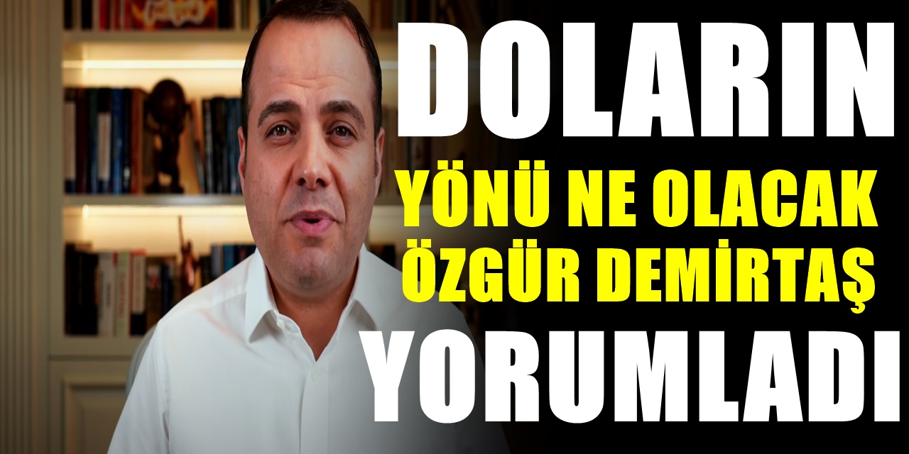 Gözü Dolar'da olanlara Ekonomist Özgür Demirtaş'tan uyarı var! TL - Dolar ne olacak?