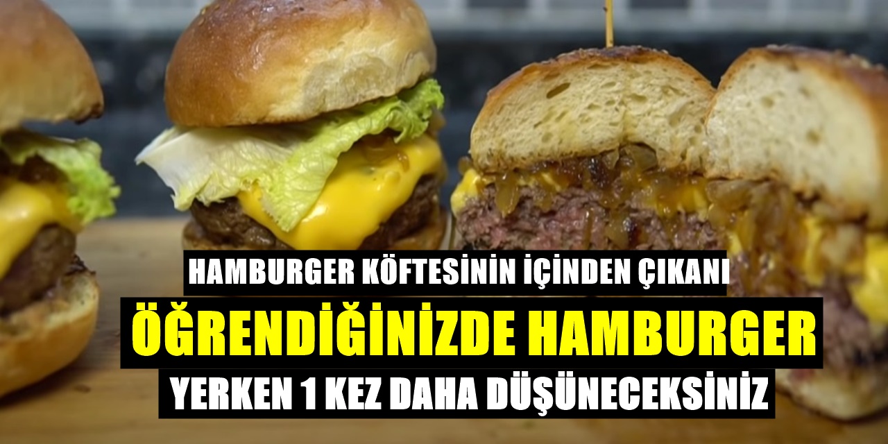 Ünlü Fast Food Zincirinden Mide Bulandıran İhmal! Hamburgerden çıkan şey ortalığı karıştırdı!