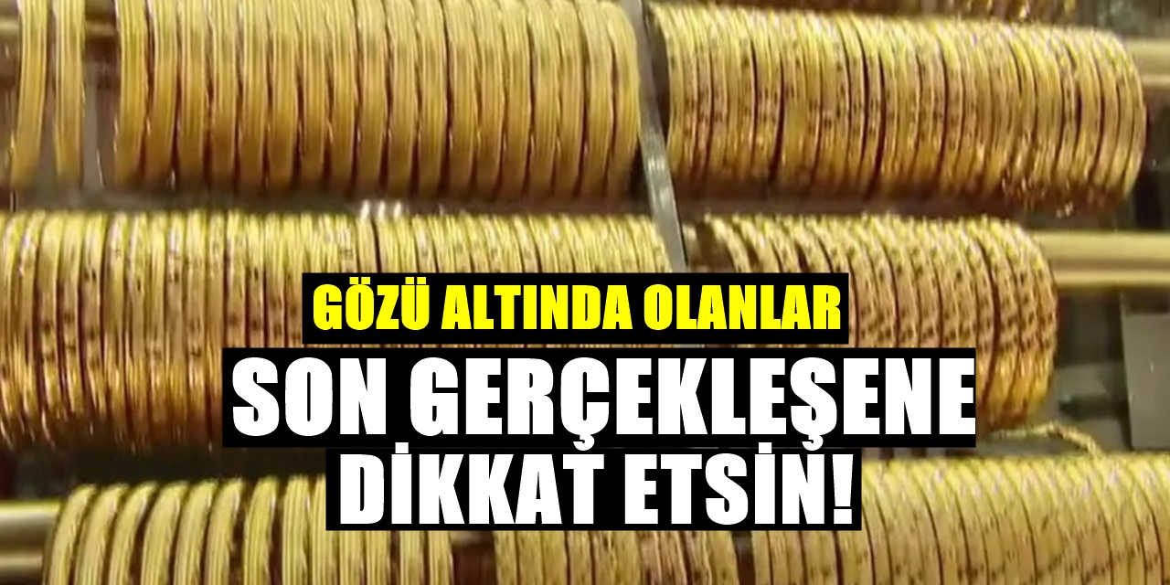 Altın yatırımı yapmak isteyenler dikkatli olsun uzman banka gözü altında olanları uyardı!