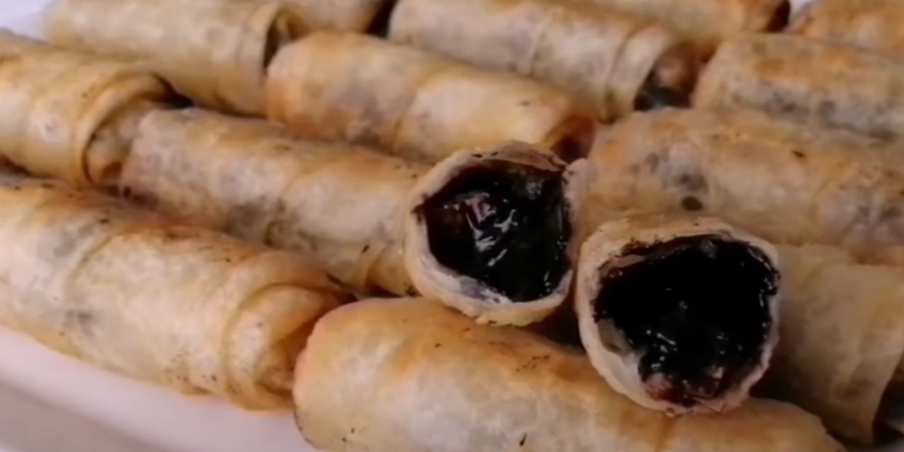 Canı Hamur İşi Çekenlere Harika Bir Önerimiz Var İki Lezzet Bir Arada Çikolatalı Bohça Böreği