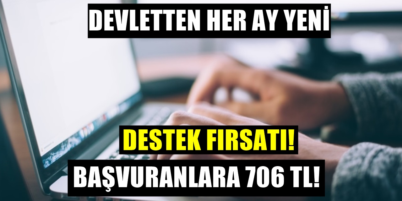 Başvuru yapıldığında her ay 706 TL alınıyor, devlet desteğinden yararlanmak için ise o şarta bakılıyor...