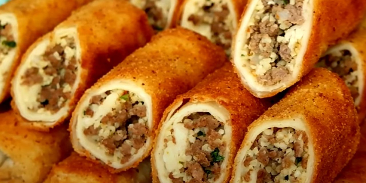 Kokusu Tüm Mahalleyi Saran Kıymalı Cevizli Orijinal Çıtır Çıtır Avcı Böreği Tarifi ve püf noktası!