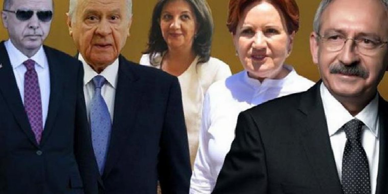 Son Seçim Anketinde İttifakların oy oranı açıklandı en dikkat çeken parti İyi Parti ve AK PARTİ oldu..
