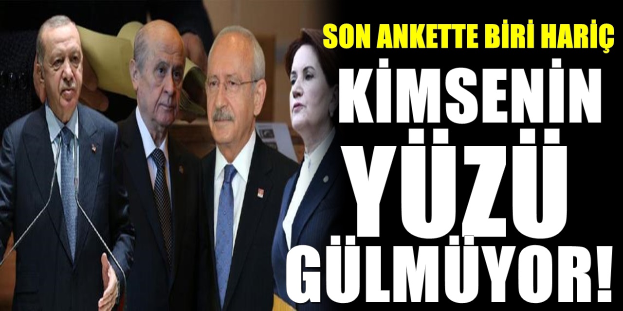 Gelen Son Seçim Anketinde Tek Bir Parti Yükselirken Bir Çok Parti Çöküşe Geçti