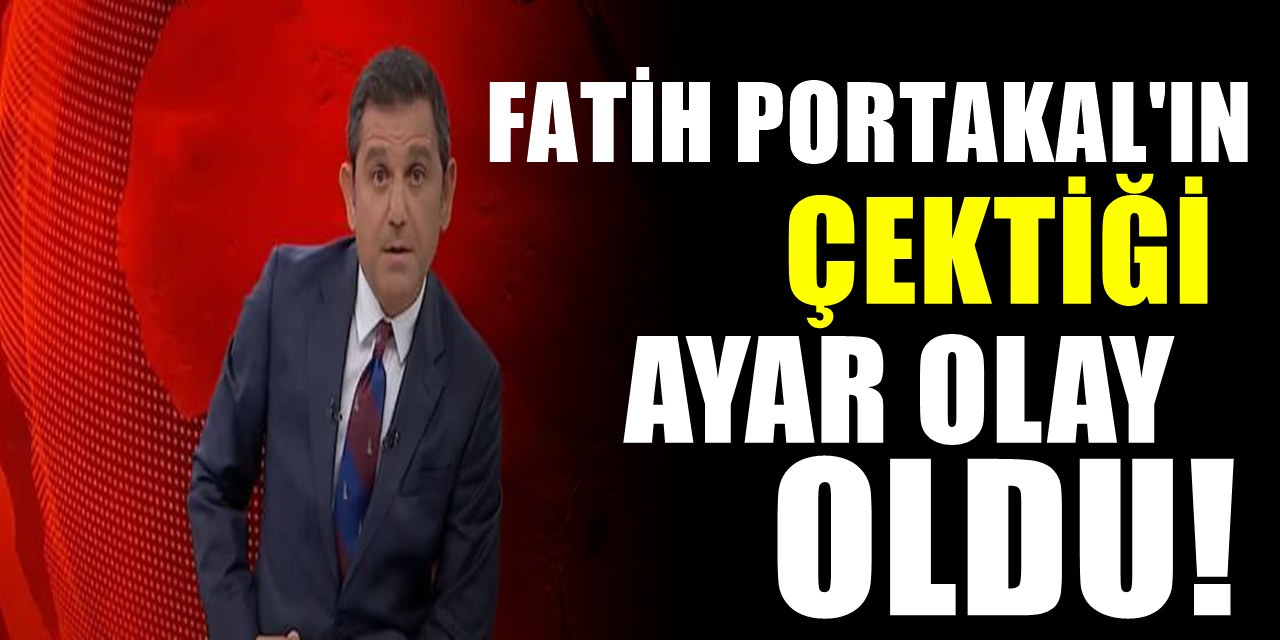 AK Parti karşıtı yayın kuruluşlarına verilen desteği Fatih Portakal Öyle Sözlerle Eleştirdi Ki Olay Çıktı