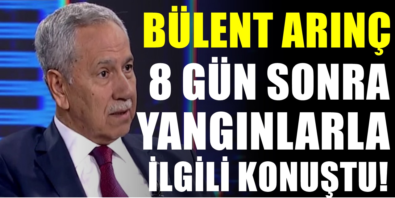 Bülent Arınç Abdullah Gül Kardeşinin İzinden Gitti 8 Gün Sonra Yangın Mesajı Yayımladı
