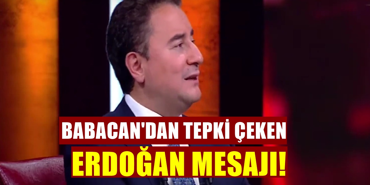 O ne özgüven öyle Ali Babacan'dan Tepki Çeken Erdoğan Paylaşımı