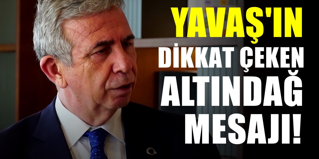 Altındağ'daki Olaylarla İlgili Mansur Yavaş Yaptığı Açıklamayla Tartışma Yarattı