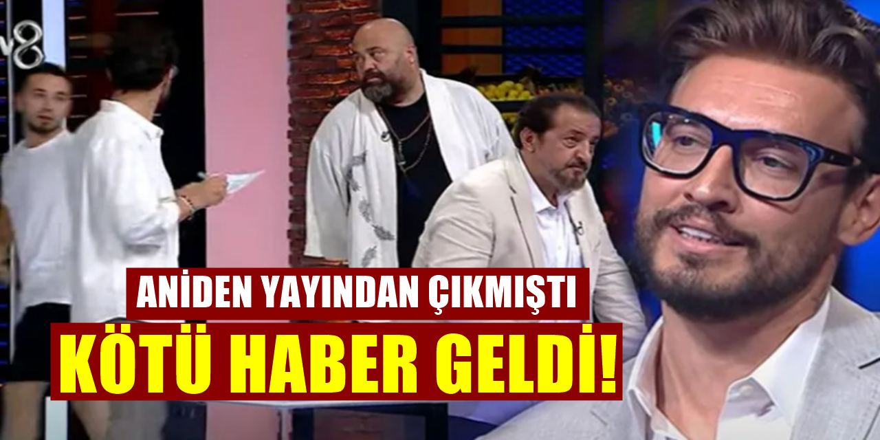 MasterChef'in usta şefi Danilo Şef'in yayından ayrılma nedeni belli oldu